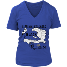 BLACK QUEEN V-NECK