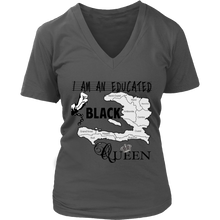 BLACK QUEEN V-NECK