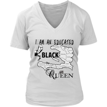 BLACK QUEEN V-NECK