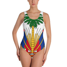 Haiti Coats Of Arms One-Piece Swimsuit