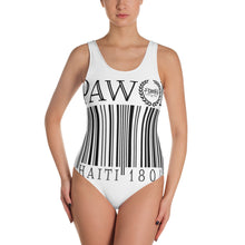 Barcode One-Piece Swimsuit