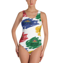 Painting One-Piece Swimsuit