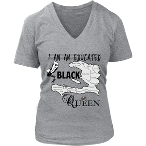 BLACK QUEEN V-NECK